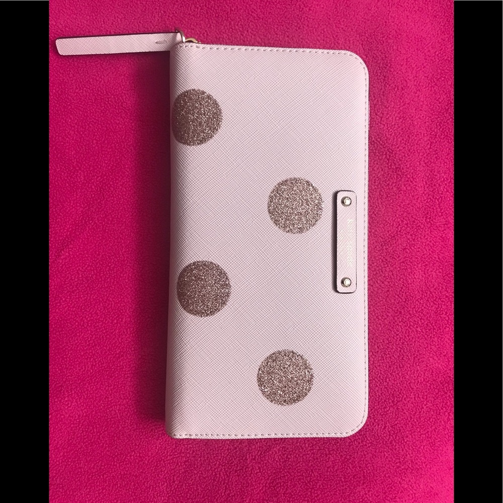 NWOT Kate Spade Neda Haven Lane GlitterDots wallet
